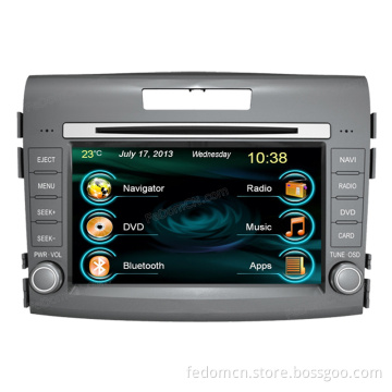 7 Inch TFT LCD Touch Screen Car DVD GPS Navigation System for Honda CRV 2012 with Bluetooth+Radio+iPod+Video